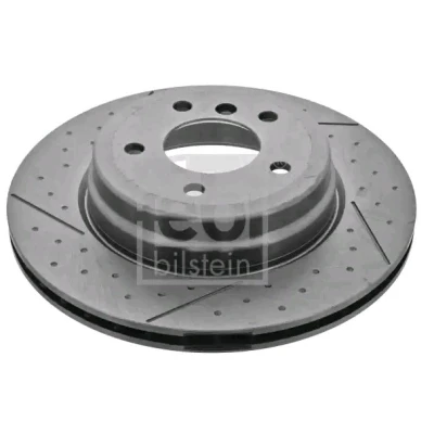 Billede af FEBI BILSTEIN 43800 Bremseskiver bagaksel 323,8 22 5 120 slidset/perforeret, indvendigt ventileret coatet BMW: 3 Touring, Sedan, 1 Hatchback
