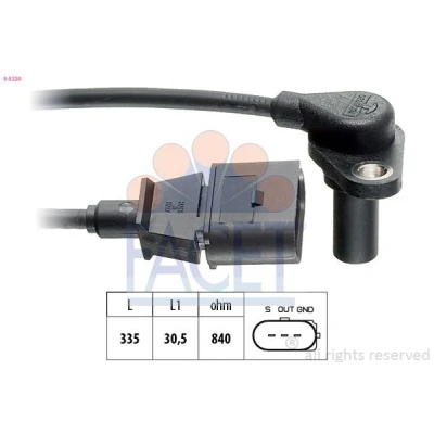 Billede af FACET 9.0220 Impulsensor Made in Italy OE Equivalent VOLKSWAGEN: Golf 4, 4 Variant, Bora Sedan, AUDI: A3 Hatchback, SKODA: Octavia I Hatchback