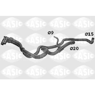 Billede af SASIC SWH0513 Kølerslanger PEUGEOT: 306 Hatchback