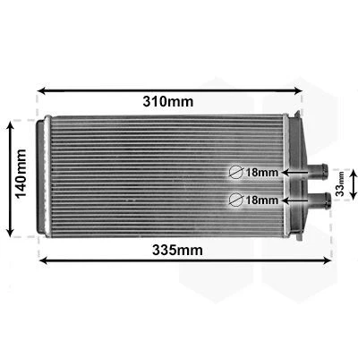 Billede af VAN WEZEL 76006016 Varmeveksler