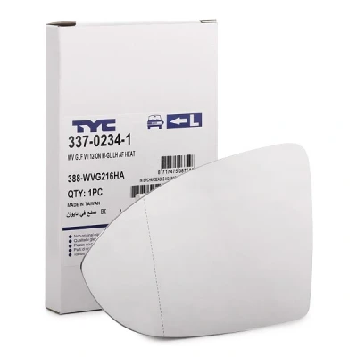 Billede af TYC 337 0234 1 Spejlglas venstre VOLKSWAGEN: Golf 7, 7 Variant