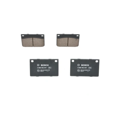 Billede af BOSCH 0 986 462 001 Bremseklodser Low Metallic med anti knirke plade, monteringsvejledning VOLVO: 240 Sedan, Stationcar, 140 Sedan