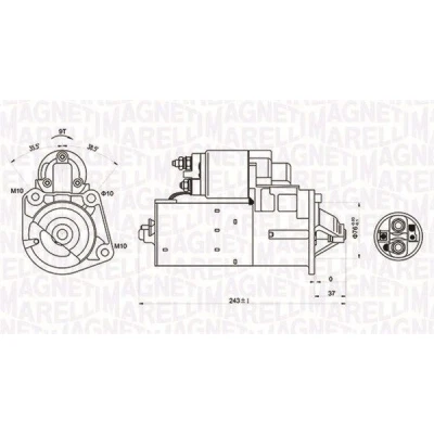 Billede af MAGNETI MARELLI 063720680010 Starter 12 1,4 9