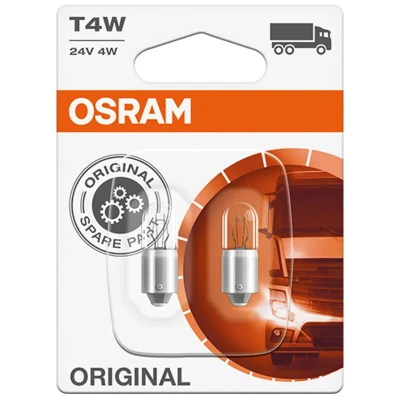 Billede af OSRAM ORIGINAL LINE 3930 02B Glødepære 24 4 T4W MAN: L 2000, SCANIA: P,G,R,T series, MERCEDES BENZ: Vario Van / Stationcar
