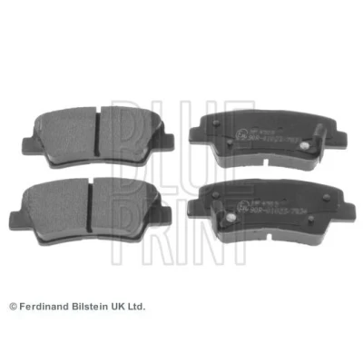 Billede af BLUE PRINT ADG042100 Bremseklodser bagaksel med akustisk advarsel for slid KIA: Soul I