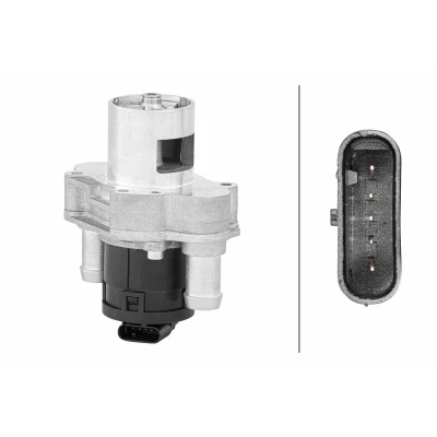 Billede af HELLA 6NU 014 864 531 EGR Ventil elektrisk uden pakning, køler Styrebox/Software skal læres/opdateres.