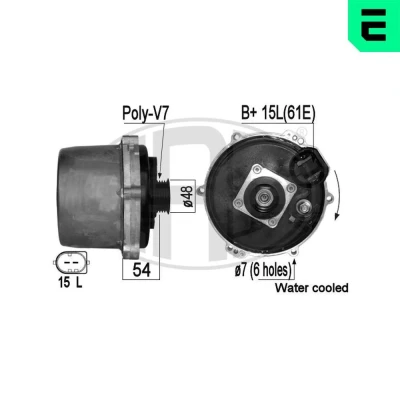 Billede af ERA 209068A Generator 14V 150A BMW: 5 Sedan, X5