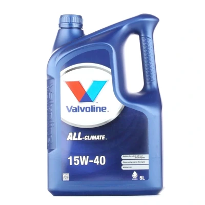 Billede af Valvoline All Climate 15W 40 5l Motorolie 872786 VOLKSWAGEN: Golf 4, Passat B6 Variant, Touran I, SKODA: Fabia 2, Octavia II Hatchback