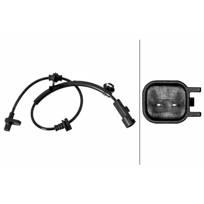Billede af HELLA 6PU 358 218 771 ABS Sensor med klemme Hall princip 2 527 FORD: Mondeo 5, Galaxy Mk3 MPV