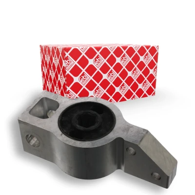 Billede af FEBI BILSTEIN 38663 Bøsning med holder nede, højre foraksel, bag Aluminium Gummimetalleje VOLKSWAGEN: Touran I, Golf 6, Plus / Crossgolf