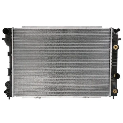 Billede af THERMOTEC D7X033TT Radiator Aluminium, plastik til køretøjer med klimaanlæg 653 460 42 Manuelt/automatisk gear Loddet køleripper