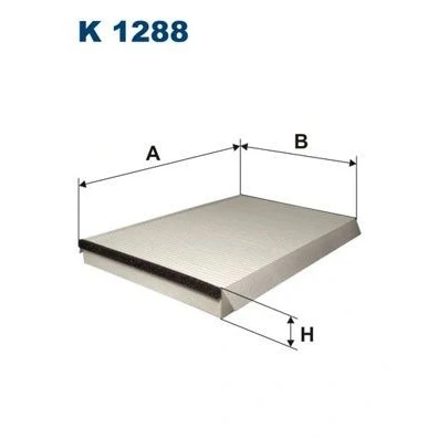 Billede af FILTRON K 1288 Kabinefilter Partikelfilter 362 241 35 MERCEDES BENZ: Sprinter 3.5 T Van, Bus, Ladvogn/Chassis