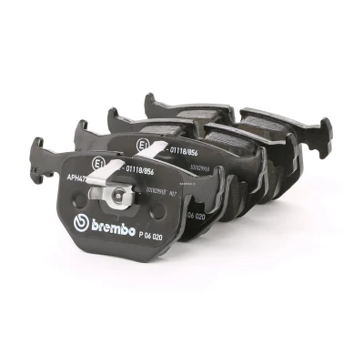 Billede af BREMBO P 06 020 Bremseklodser Forberedt til slidindikator med stempelklips uden tilbehør BMW: 7, 5 Sedan, X5, LAND ROVER: Range Rover 3
