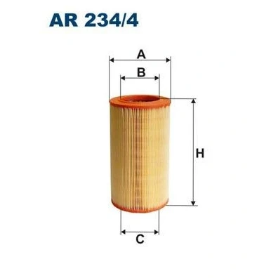 Billede af FILTRON AR 234/4 Luftfilter 260 148 Filterindsats FIAT: BRAVO 2