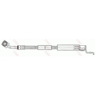 Billede af TRW PHD442 Bremseslange 454 3/8 24 UNF JEEP: WRANGLER 2