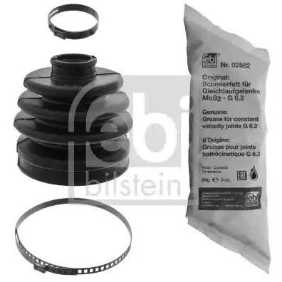 Billede af FEBI BILSTEIN 100288 Drivakselmanchet gearkasse monteret, venstre foraksel Gummi TOYOTA: Avensis II Sedan, Station Wagon