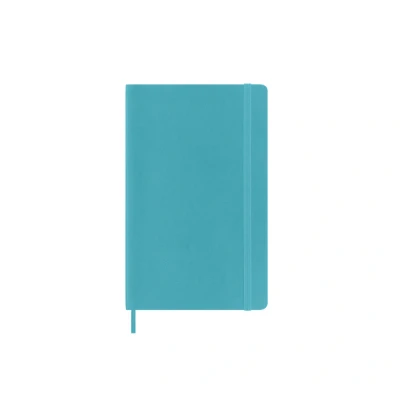 Billede af Moleskine Notesbog Large Blank Blødt Omslag Reef Blue