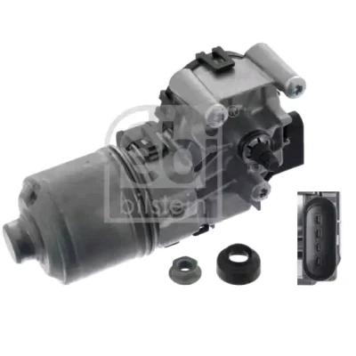 Billede af FEBI BILSTEIN 48303 Viskermotor 12 foran til venstrestyrede biler med add on materiale FORD: FIESTA 6