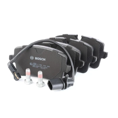 Billede af BOSCH 0 986 494 488 Bremseklodser Low Metallic Inkl. slidadvarselskontakt med skruer tilbehør AUDI: A6 C7 Allroad, Sedan, Avant