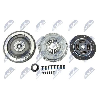 Billede af NTY NZS BM 004 Kobling med koblingstrykplade svinghjul, koblingsskive, udrykkerleje 239 BMW: 3 Sedan, Touring, 1 Hatchback