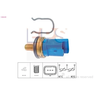 Billede af EPS 1.830.293 Kølevæsketemperatur Sensor Made in Italy OE Equivalent Blå PEUGEOT: 206 SW, 306 Stationcar, Hatchback