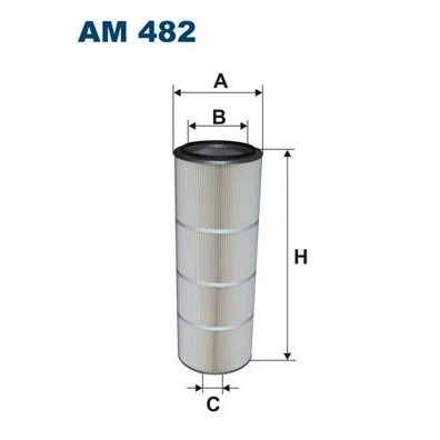 Billede af FILTRON AM 482 Luftfilter 915 328 Filterindsats
