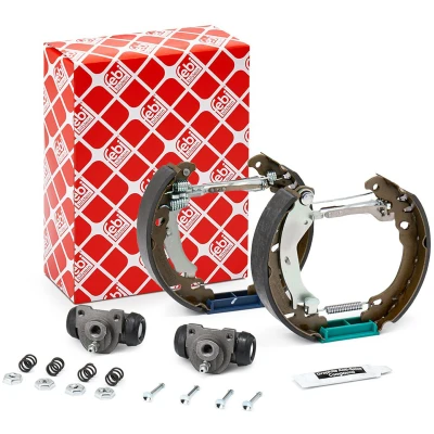 Billede af FEBI BILSTEIN 38746 Bremsesæt, trommelbremser bagaksel med hjulbremsecylinder, tilbehør, add on materiale FIAT: Panda II Hatchback