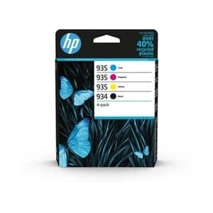 Billede af Value pack! HP 934/935 BK C M Y blækpatroner 6ZC72AE original