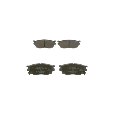 Billede af BOSCH 0 986 494 258 Bremseklodser Low Metallic med indbygget slid advarselskontakt, akustisk advarsel for anti knirke plade