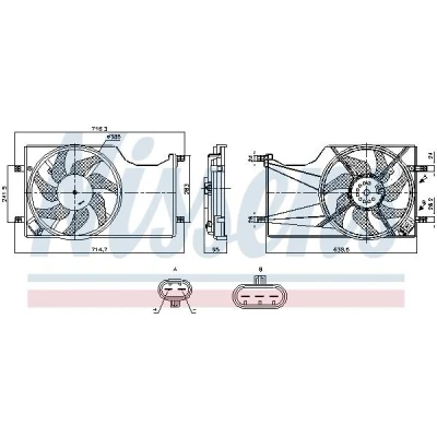 Billede af NISSENS 850098 Køleventilator
