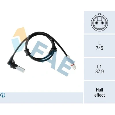Billede af ABS Sensor FAE 78554