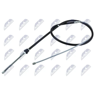 Billede af NTY HLR SE 001 Håndbremsekabel bagved til venstre, højre 1589, 923 Tromlebremse VOLKSWAGEN: Polo V Hatchback, SEAT: Ibiza 4, 4 ST