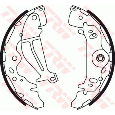 Billede af TRW GS8774 Bremsebakker 294 54 MANDO HYUNDAI: H 1 Cargo