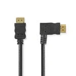 Billede af High Speed HDMI kabel med Ethernet Stik 4K@30Hz 10.2 Gbps 1.50 m Runde PVC Sort Plastikpose