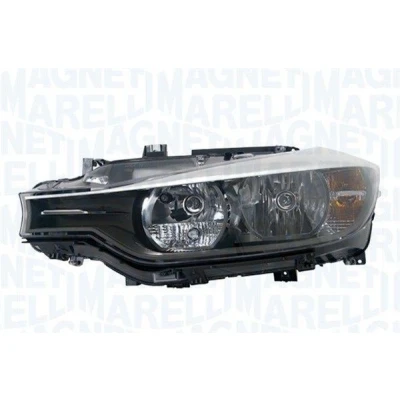 Billede af MAGNETI MARELLI 719000000059 Forlygter venstre H7/H7, PW24W, PY21W, H6W Halogen til højrekørsel med pærer BMW: 3 Sedan
