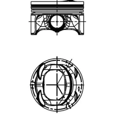 Billede af KOLBENSCHMIDT 40846620 Motor Stempel 77,01