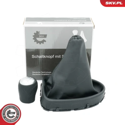 Billede af ESEN SKV 63SKV454 Gearknop 6 gear Læder NISSAN: Qashqai / Qashqai+2 I