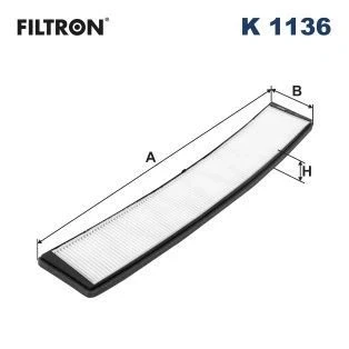 Billede af FILTRON K 1136 Kabinefilter Partikelfilter 670 94,5 24 BMW: 3 Touring, Sedan, Compact