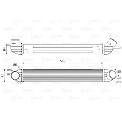 Billede af VALEO 818580 Intercooler uden EGR ventil