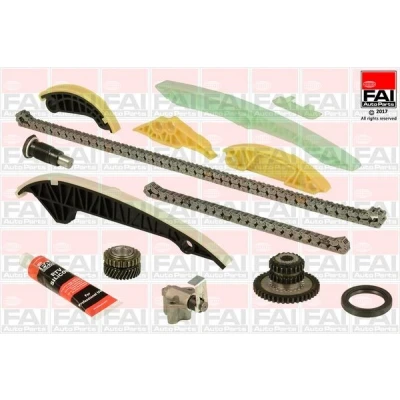 Billede af FAI AutoParts TCK222 Styrekædesæt med pakninger, tandhjul Simplex, Støjsvag kæde VOLKSWAGEN: Golf 6, Passat B6 Variant, Sedan
