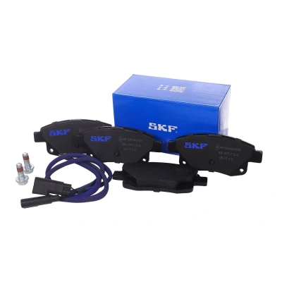 Billede af SKF VKBP 90077 E Bremseklodser Inkl. slidadvarselskontakt FORD: Transit Mk6 Bus, Ladvogn/Chassis