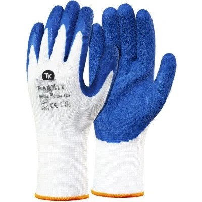 Billede af PROFITOOL 0XREK0235/M Beskyttelseshandsker hvid, Blå Nylon, PU (polyuretan) M
