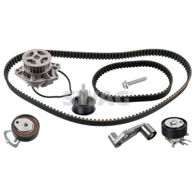 Billede af SWAG 30 93 2737 vandpumpe + Tandremssæt med 58, 130 VOLKSWAGEN: Golf 4, 5, Polo IV Hatchback, SKODA: Octavia 2 Combi