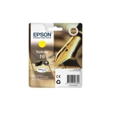 Billede af Epson 16 gul blækpatron 3,1ml C13T16244010 original