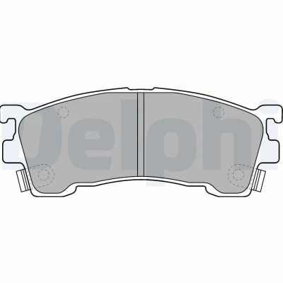 Billede af DELPHI LP1518 Bremseklodser med akustisk advarsel for slid anti knirke plade uden tilbehør MAZDA: Premacy Van, 626 V Hatchback, Xedos 6