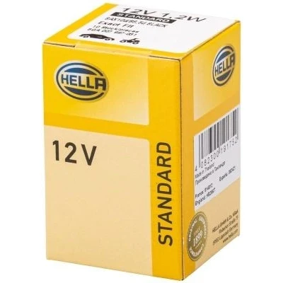 Billede af HELLA 8GA 007 997 031 Pære, instrumentbelysning 12 1,2 Sokkelpærer B8.5d Halogen