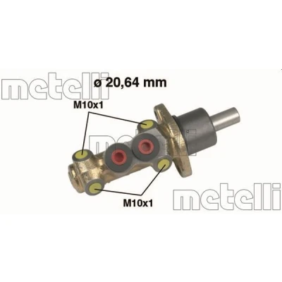Billede af METELLI 05 0142 Bremsehovedcylinder 20,64 Støbejern VOLKSWAGEN: Caddy 1 Pickup, GOLF 2, Jetta 2