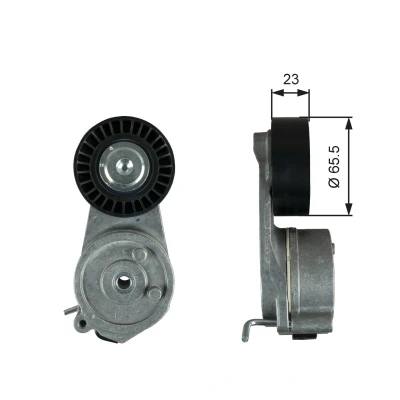 Billede af GATES T39346 Strammehjul FleetRunner Micro V Stretch Fit FIAT: 500 Hatchback, Punto III Hatchback
