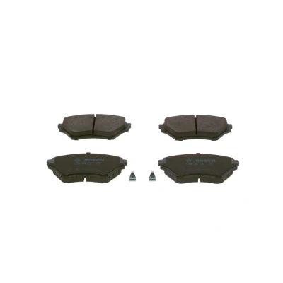 Billede af BOSCH 0 986 494 225 Bremseklodser Low Metallic med akustisk advarsel for slid anti knirke plade, monteringsvejledning MAZDA: MX 5 2