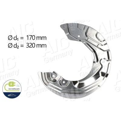Billede af AIC 55738 Ankerplade venstre foraksel BMW: 3 Touring, 1 Hatchback, Sedan